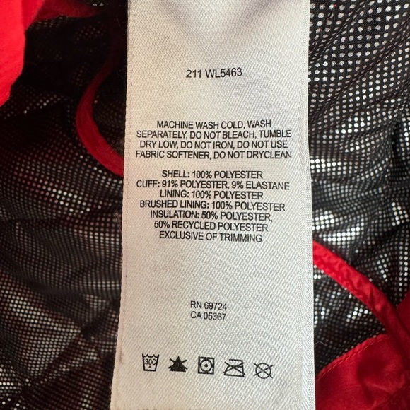 Columbia Women's Mighty Lite Winter‎ Jacket Red Size Small EUC Omni Heat - Picture 5 of 13